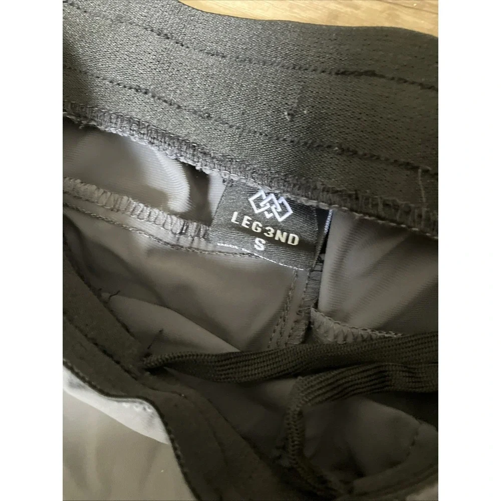 Legend Athletic/Running Shorts Men Small Charcoal Gray Elastic Waist Pockets